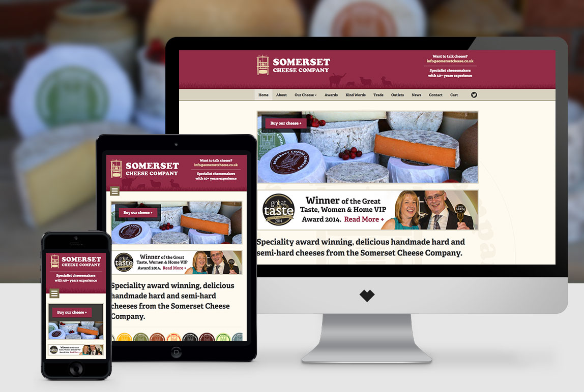 Somerset Cheese Company Website
