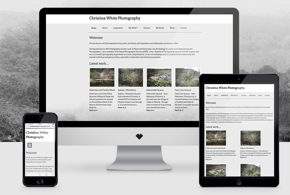 Christina White Photography Website